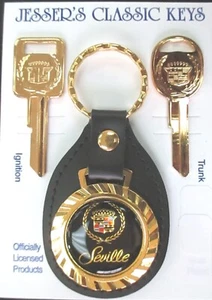 Black Cadillac SEVILLE 52L3 Royal Classic Set 1967 1971 1975 1979 A/B Keys - Picture 1 of 7