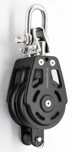 BLUESHARK 60mm Double Becket Aluminum Sailing Block 2677 - Bild 1 von 2