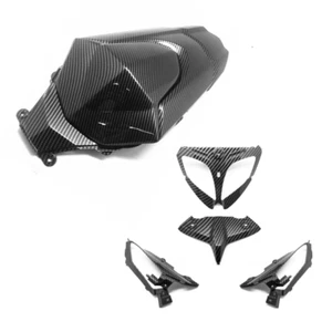 Rear Tail Seat Turn Signal Fairing Set Carbon Fiber For 09-2016 Suzuki GSXR 1000 - Foto 1 di 12