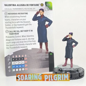 Marvel Heroclix VALENTINA ALLEGRA DE FONTAINE - 018 UNCOMMON Studios Next Phase - Picture 1 of 1