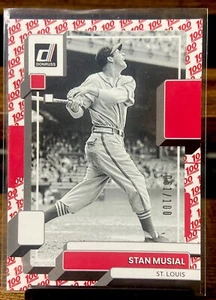 2022 Topps Cardinals-Stan “The Man” Musial “100” Variation /100 Card #223 - Picture 1 of 4