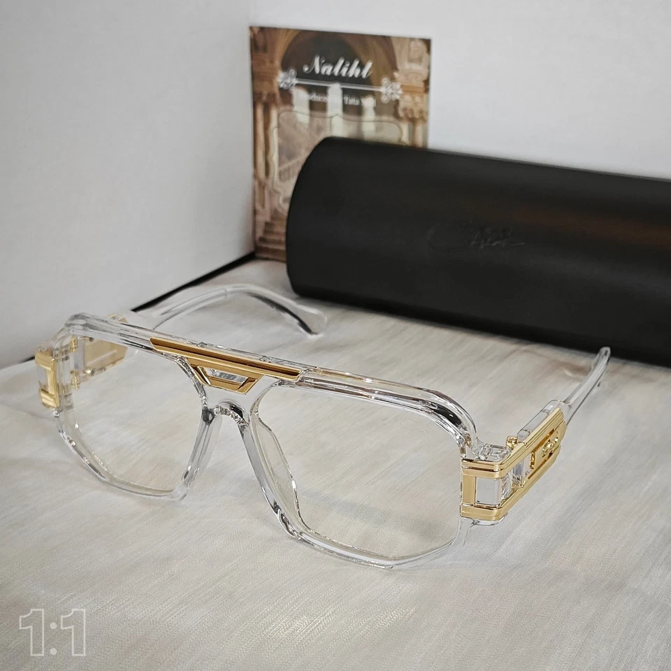 Gafas Cazal para mujer y hombre transparentes y doradas 675 Foto 1 de 4