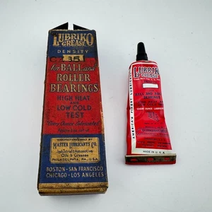Lubriko Bearing Grease 1 oz Tube CZ 35 - Vintage Old Stock - Picture 1 of 5