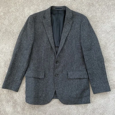 J.Crew Ludlow Moon British Cloth Blazer Sport Coat 42R L Gray Herringbone jacket - Image 1 of 4