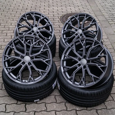 19 Zoll Alufelgen RW03 für Audi A6 4G 4K F2 C8 A4 S4 B8 RS3 S3 8V SQ2 ABE Grau - Bild 1 von 4