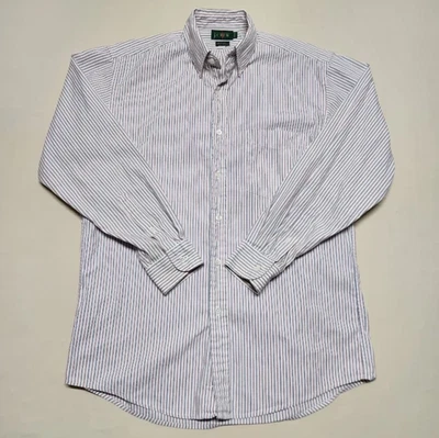 Camisa J Crew Oarsman para hombre talla 14 1/2 - 32 rayas manga larga abotonada Foto 1 de 4