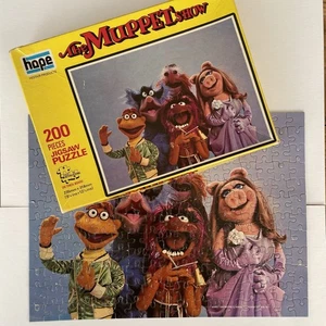 Vintage • The Muppet Show • Jigsaw Puzzle • Puzzler 200 Pieces • Hestair 1970's - Picture 1 of 14