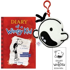 Diary of A Wimpy Kid Geschenkset - Buch von Jeff Kinney, Rucksackzieher, Lesezeichen - Bild 1 von 8