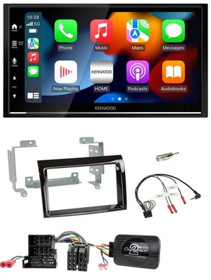 Kenwood DAB USB Bluetooth 2DIN Lenkrad Autoradio für Fiat Peugeot Citroen klavie - Bild 1 von 4