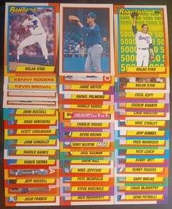 1990 TOPPS MASTER TEAM SET 34/34+ TR+++ BOX TEXAS RANGERS RYAN HOF NM/MT 05705 - Picture 1 of 24