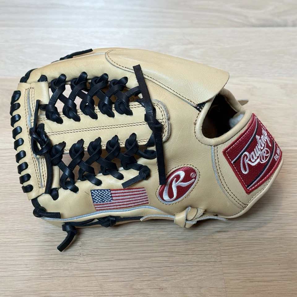 New Custom Rawlings Pro Preferred With USA Flag And Figer hood - LHT 11.5” - Image 1 of 4