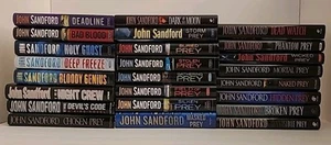 John Sanford 24 Book Lot Lucas Davenport & More HCDJ - Picture 1 of 7