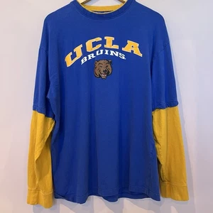 Colosseum Athletics UCLA Bruins Mens Long Sleeve T-Shirt Blue / Gold Size XL - Picture 1 of 11
