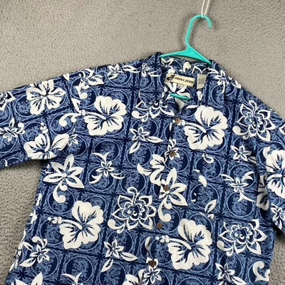 Point Zero Button Shirt Men's Large Y2K Hip Pop Causal Short Sleeve Summer - Image 1 of 4