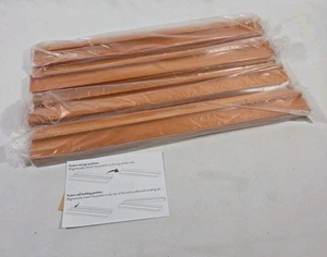 Yellow Mountain 18" Natural Pine Wooden Mahjong Racks w/ Magnetic Pushers 4 Pk - Picture 1 of 4