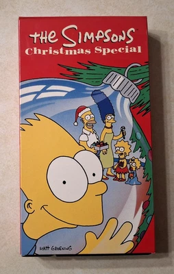 The Simpsons Christmas Special VHS TESTED! 1989 Fox Video 1991 First Episode - Image 1 of 4