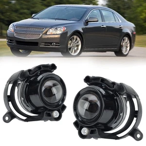 Pair Bumper Fog Light Lamp Left&Right For Chevy Malibu 2008 2009 2010 2011 2012 - Picture 1 of 16