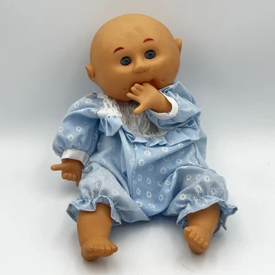 Muñeca bebé Uneeda vintage bolsa de frijoles cuerpo chupar pulgar muñeca bebé 2003 ojos cerrados Foto 1 de 4