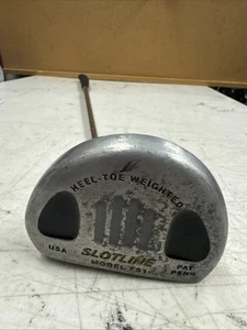 SLOTLINE MODEL FS1 SILK PUTTER GOLF CLUB RH Steel shaft Heel Toe Weighted - Picture 1 of 17