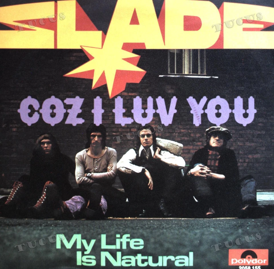 Slade - Coz I Luv You 7" (VG+) '* - Image 1 of 1