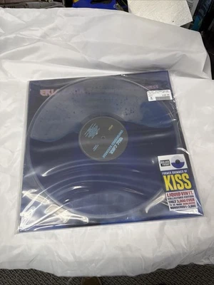 Eric Carr Unfinished Business Kiss RSD Black Friday Blue Liquid Filled Vinyl - Image 1 of 2