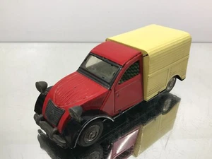 ? CITROEN 2CV TRUCK VAN TIN TOY FRICTION -RED L20.0cm- FAIR CONDITION - Imagen 1 de 13