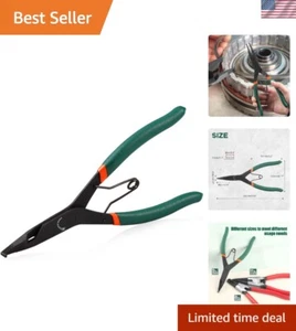 Alicates Circlip Precision 9" con acabado de óxido negro - agarre ergonómico antideslizante - Imagen 1 de 9