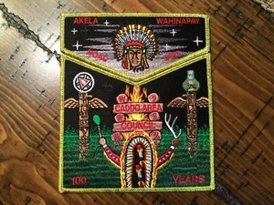 2015 NOAC Akela Wahinapay OA Lodge 232 Mint 2 Piece Scout Patch Set - Imagen 1 de 1