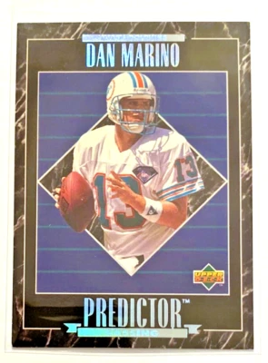 1995 Upper Deck - Dan Marino Predictor #RP1 MIAMI DOLPHINS - Image 1 of 2