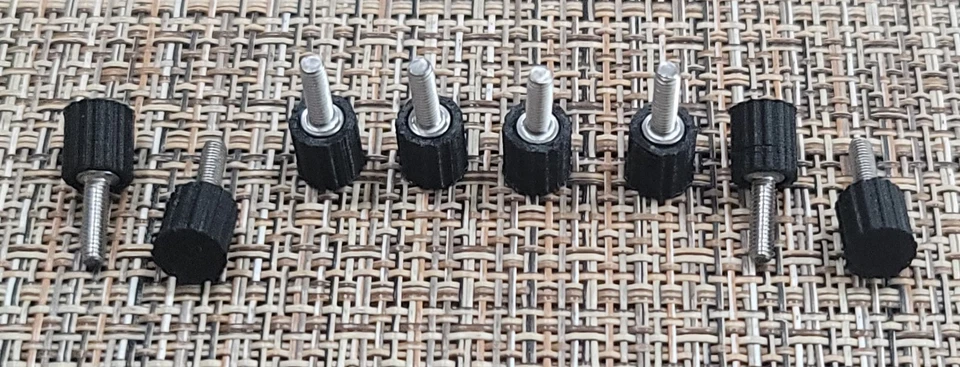 WILLOWCREEKGRAPHICS XTool F1 (Original) Baseplate Stainless Thumbscrew Fasteners 10mm (Qty 8)