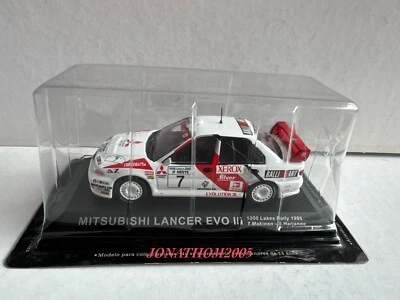 MITSUBISHI LANCER EVO III N° 7 RALLY 1000 LAGHI 1996 MAKINEN HARJANNE 1/43° - Immagine 1 di 4