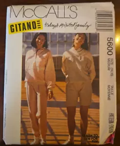 McCall's 5600 Misses Top, Pants & Shorts Stretch Knit Sizes 14 - 16 NEW UNCUT - Picture 1 of 5
