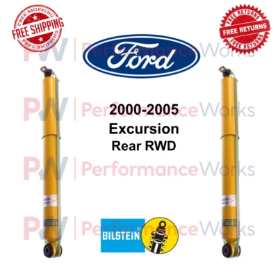 Par de amortiguadores traseros Bilstein B6 4600 altura stock para Ford Excursion 2000-2005 tracción trasera Foto 1 de 4