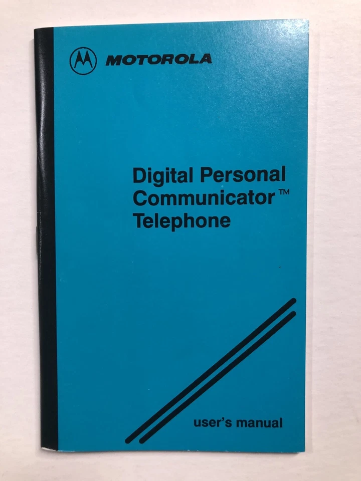 MANUAL DE TELÉFONO CELULAR COMUNICADOR PERSONAL DIGITAL MOTOROLA DE COLECCIÓN Foto 1 de 1