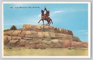 Postcard Cody Memorial, Cody, Wyoming - Picture 1 of 2