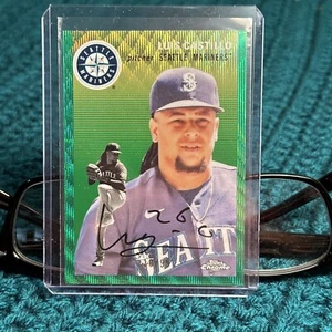 2023 Topps Chrome Platinum Anniversary Luis Castillo Green Wave Refractor /99 - Picture 1 of 3