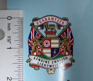 Garantiert original englischer leichter Sattelstützenaufkleber - Bild 1 von 1