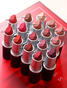 NEW MAC POWDER KISS Lipstick SULTRY MOVE STAY CURIOUS RUBY NEW DEVOTED TO CHILI - Picture 1 of 52