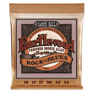 Cuerdas de guitarra acústica Ernie Ball Earthwood rock & blues bronce fósforo P02151 - Imagen 1 de 2
