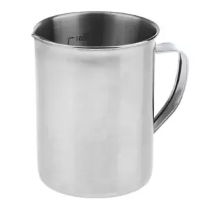 Stainless Steel Large Measuring Jug Cocktail Measure Cup  - 500ml/1L - Picture 1 of 7