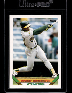 1993 Topps  #750 Rickey Henderson