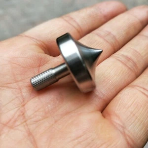 Nuevo Acero Inoxidable Torcedor a Mano Top Giro Giroscopio Girador Top Juguetes - Imagen 1 de 6