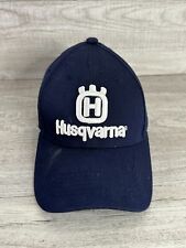 Husqvarna Trucker Baseball Hat One Size Hook & Loop Embroidered Blue