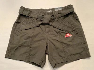 Nuevo con etiquetas Pantalones Cortos St Johns Bay Talla 4P Cintura Cómodos Italianos Verde Oliva Nuevos Foto 1 de 4