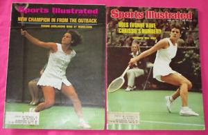 2 Issue Lot Sports Illustrated EVONNE  GOOLAGONG 7/12/71, 4/26/76: Bocce, Yankee