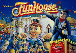 WILLIAMS Funhouse Pinball Machine Next Gen Translite - Picture 1 of 1