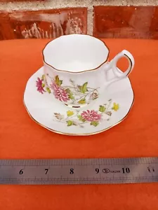 ROYAL DOVER China Chatsworth Tea Cup and Saucer Made in England - Picture 1 of 3
