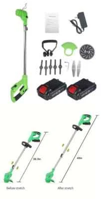 Upgraded Electric Weed Eater Cordless Lawn Trimmer/Wheel Edger/Mini-Mower - Image 1 of 4