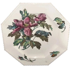 "Plato de ensalada Copeland Spode 1883 octágono 8"" único en su clase" - Imagen 1 de 12