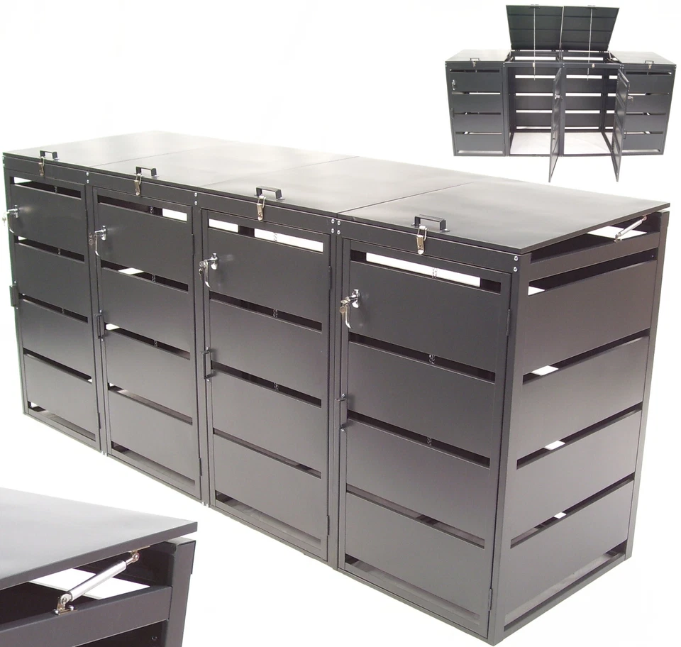 Mülltonnenbox Mülltonnenverkleidung Müllbox Mülltonne Abfalltonne Verkleidung - Bild 1 von 1